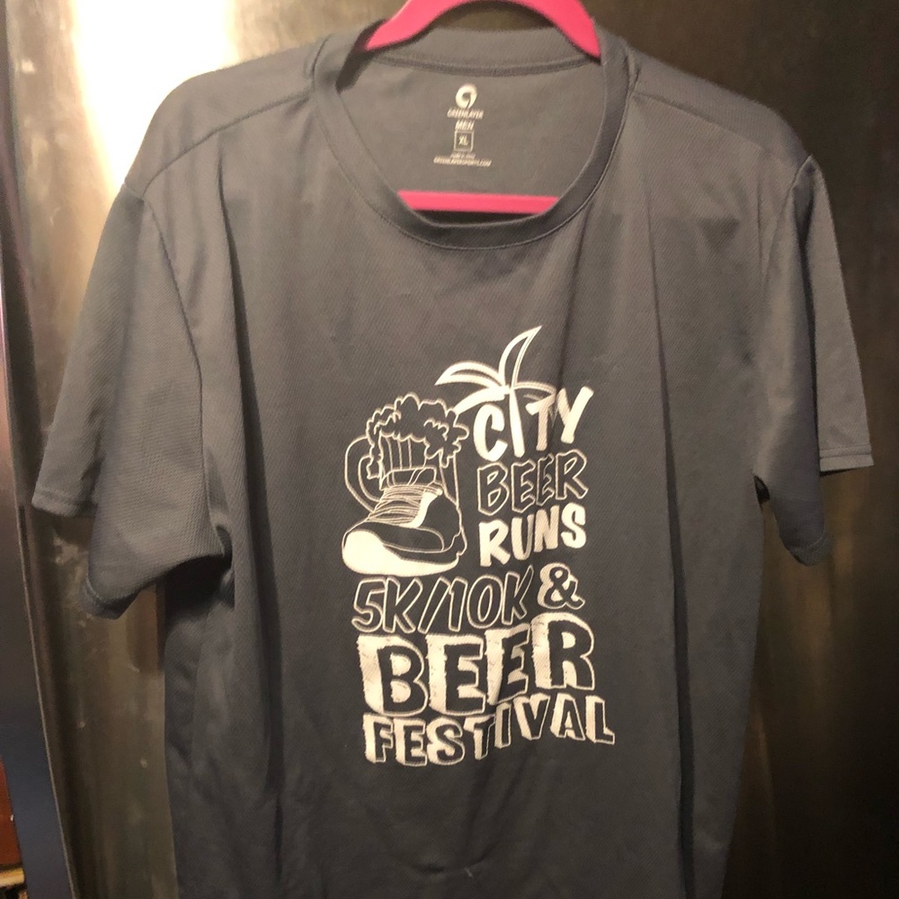Beer & Running Marathon Tee- 418 *tee deal